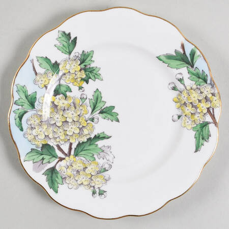 Flower of The Month (Older, Hampton) Bread & Butter Plate
