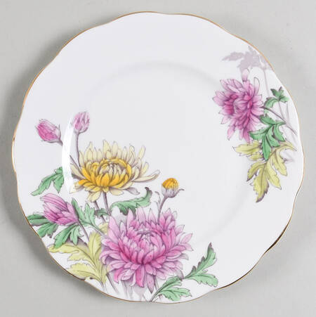 Flower of The Month (Older, Hampton) Bread & Butter Plate