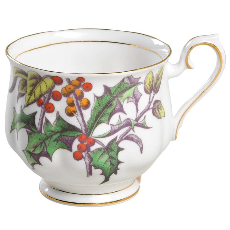 Flower of The Month (Older, Hampton) Footed Cup