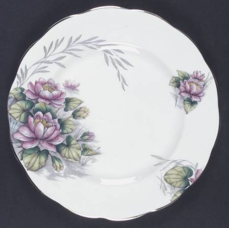 Flower of The Month (Older, Hampton) Salad Plate by Royal Albert