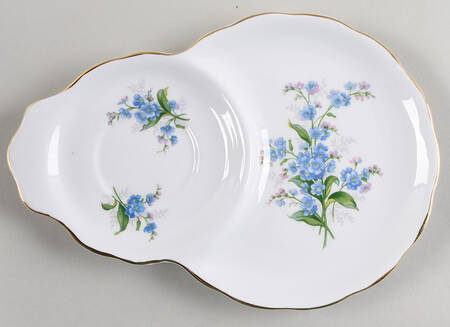 Forget Me Not Snack Plate
