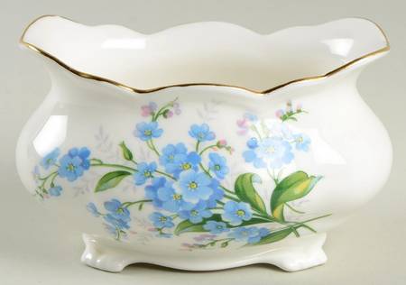 Forget Me Not Mini Oval Open Sugar Bowl