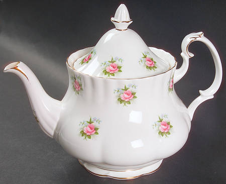 Forget Me Not Rose Small Teapot & Lid