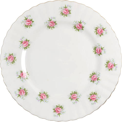 Forget Me Not Rose Salad Plate