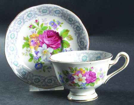 Fragrance Footed Cup & Saucer Set
