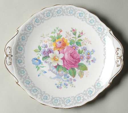 Fragrance Handled Cake Plate
