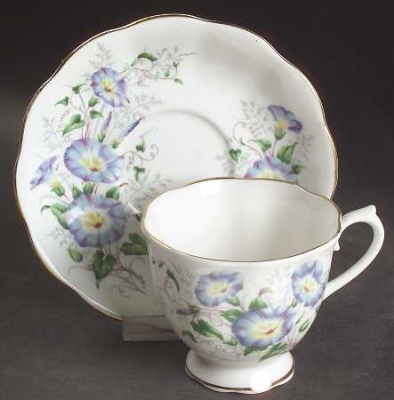 Friendship Series Footed Cup & Saucer Set