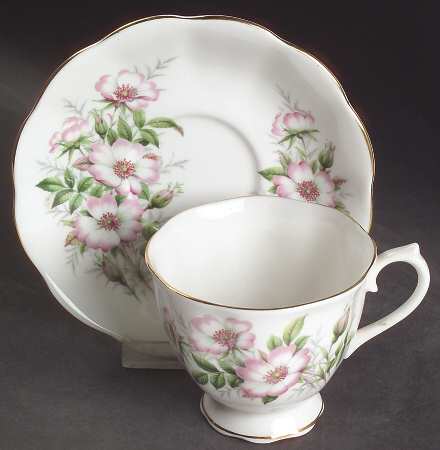 Friendship Series Footed Cup & Saucer Set