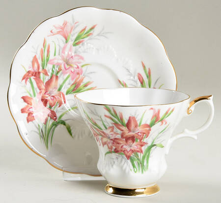 Friendship Series Footed Cup & Saucer Set
