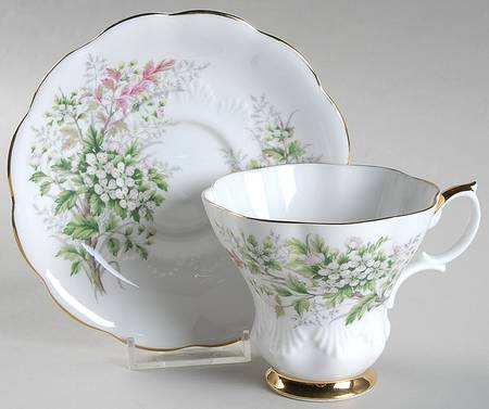 Friendship Series Footed Cup & Saucer Set