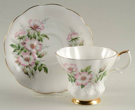 Friendship Series Footed Cup & Saucer Set