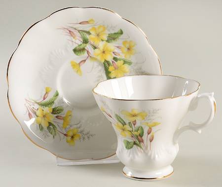 Friendship Series Footed Cup & Saucer Set