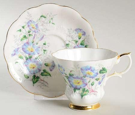 Friendship Series Footed Cup & Saucer Set