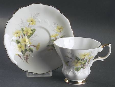 Friendship Series Footed Cup & Saucer Set