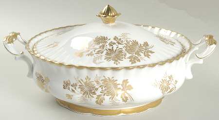 Golden Glory Round Covered Vegetable