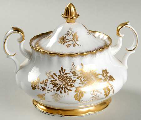 Golden Glory Sugar Bowl & Lid