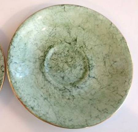Gossamer Green Saucer for Footed Cup