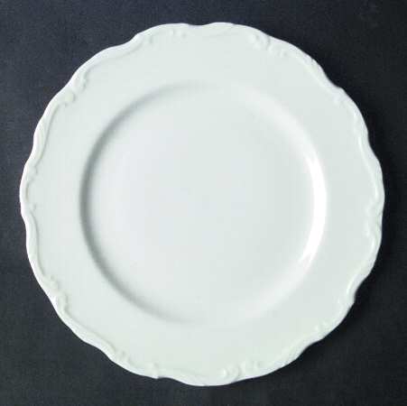 Gossamer (All White) Salad Plate