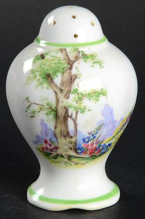 Greenwood Tree (Green Trim) Salt Shaker