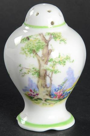 Greenwood Tree (Green Trim) Pepper Shaker by Royal Albert