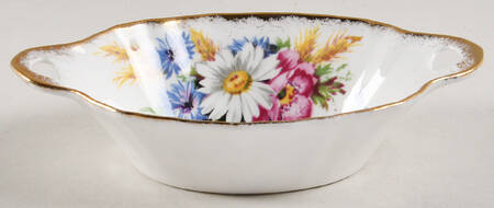 Harvest Bouquet 5" Oval Sweet Meat Dish