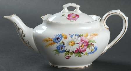 Harvest Bouquet Mini Teapot & Lid