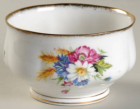 Harvest Bouquet Open Sugar Bowl