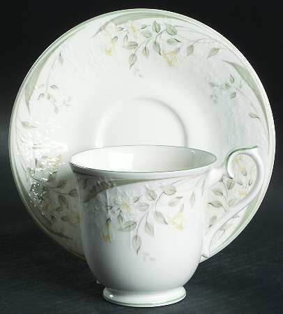 Hazy Dawn Footed Cup & Saucer Set