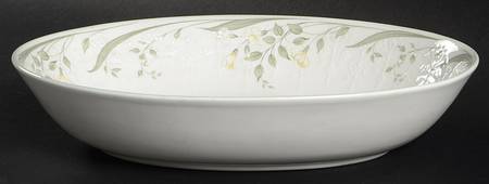 Hazy Dawn 9" Oval Vegetable Bowl