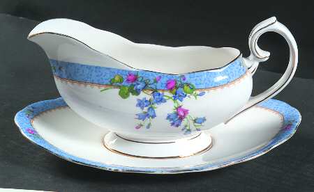 Harebell Gravy Boat & Underplate