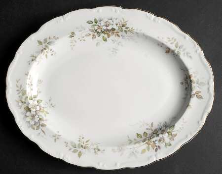 Haworth 13" Oval Serving Platter