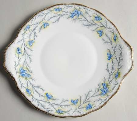 Heather Bell Handled Cake Plate by Royal Albert