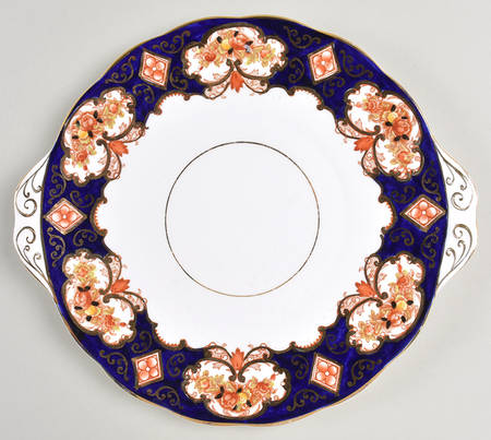 Heirloom (Bone China Stamp) Handled Cake Plate