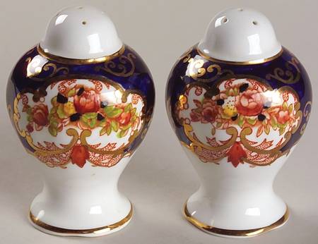 Heirloom (Bone China Stamp) Salt & Pepper Set by Royal Albert