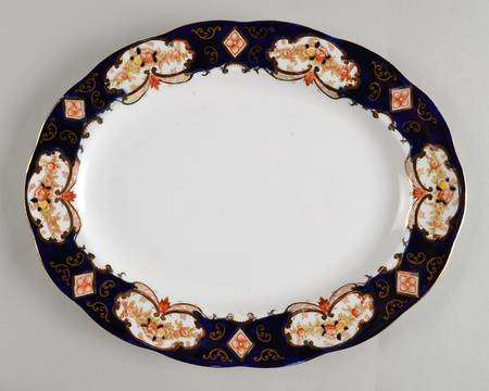 Heirloom (Bone China Stamp) 12" Oval Serving Platter