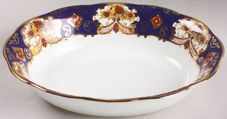 Heirloom (Bone China Stamp) 9" Oval Vegetable Bowl