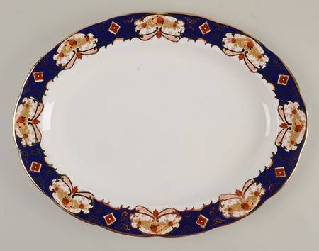 Heirloom (Bone China Stamp) 16" Oval Serving Platter