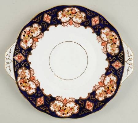 Heirloom (Bone China Stamp) Handled Cake Plate