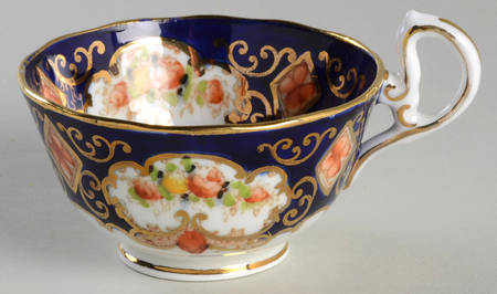 Heirloom (Crown China Stamp, SCALLOPED) Footed Cup