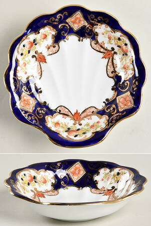 Heirloom (Crown China Stamp, SCALLOPED) Shell Shaped Dish