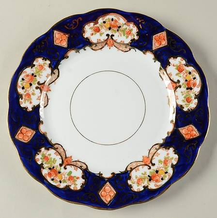 Heirloom (Crown China Stamp, SCALLOPED) Salad Plate