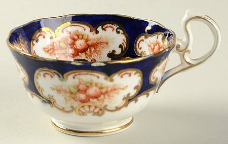 Heirloom (Crown China Stamp, SCALLOPED) Footed Cup