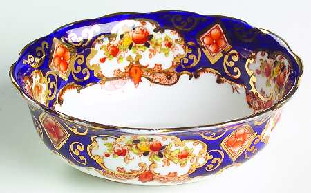 Heirloom (Crown China Stamp, SCALLOPED) Open Sugar Bowl