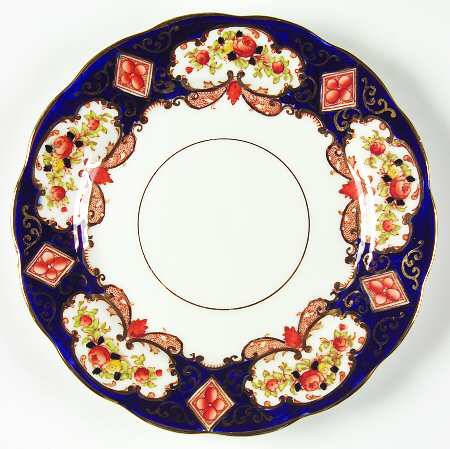 Heirloom (Crown China Stamp, SCALLOPED) Dessert/Pie Plate