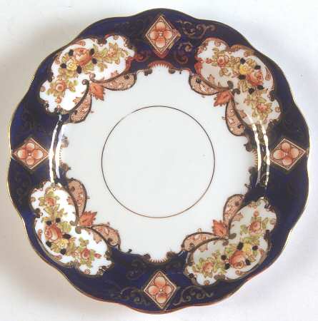 Heirloom (Crown China Stamp, SCALLOPED) Bread & Butter Plate