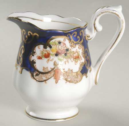 Heirloom (Crown China Stamp, SCALLOPED) Mini Creamer