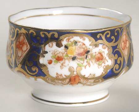 Heirloom (Crown China Stamp, SCALLOPED) Mini Open Sugar Bowl