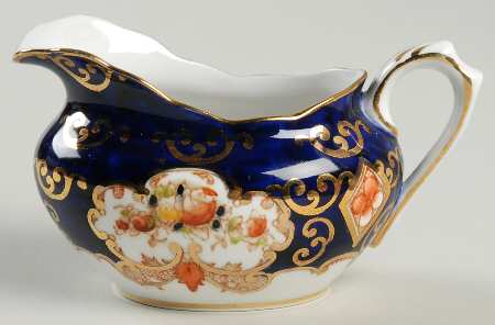 Heirloom (Crown China Stamp, SCALLOPED) Mini Creamer