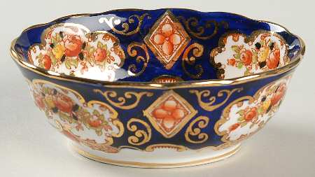 Heirloom (Crown China Stamp, SCALLOPED) Mini Open Sugar Bowl