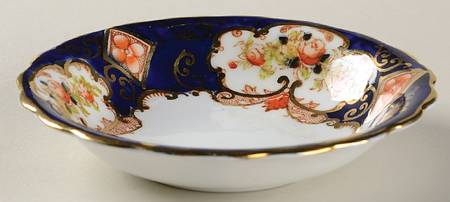 Heirloom (Crown China Stamp, SCALLOPED) Fruit/Dessert (Sauce) Bowl
